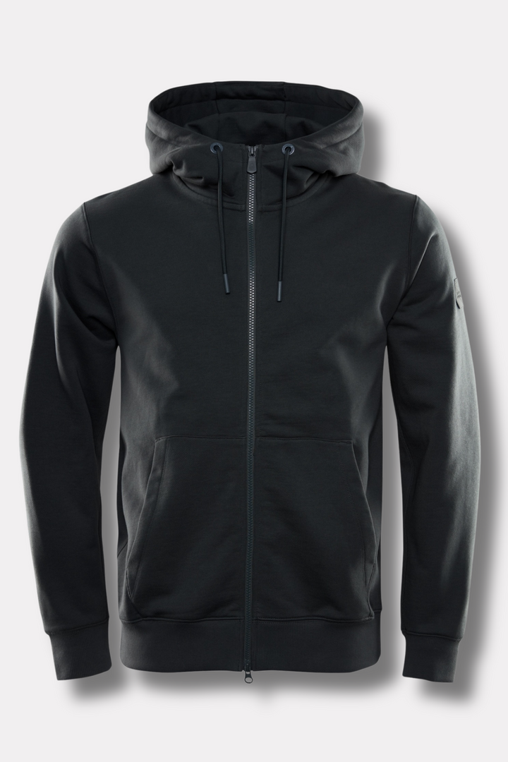 Drift Terry Zip Hood Aurora Green