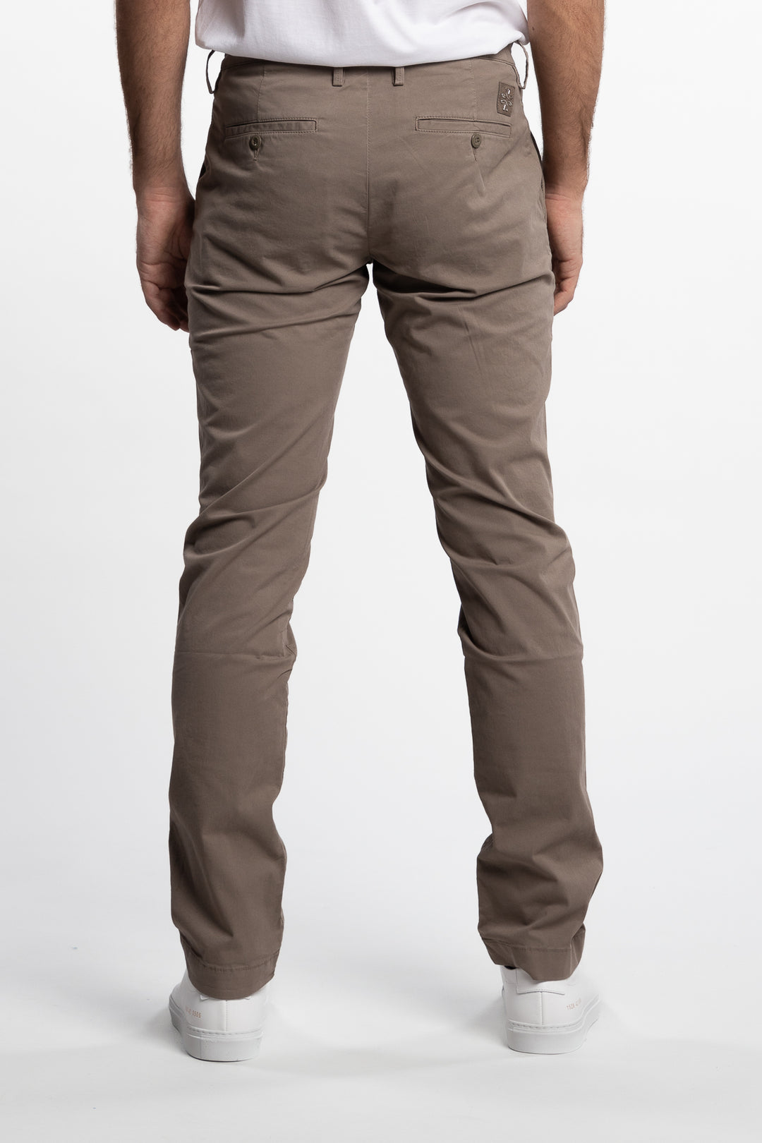 Bobby Stretch Cotton Bull Chinos Elephant Grey