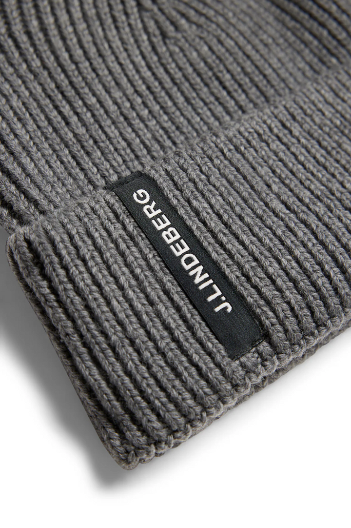 Juan Merino Beanie Mid Grey Melange