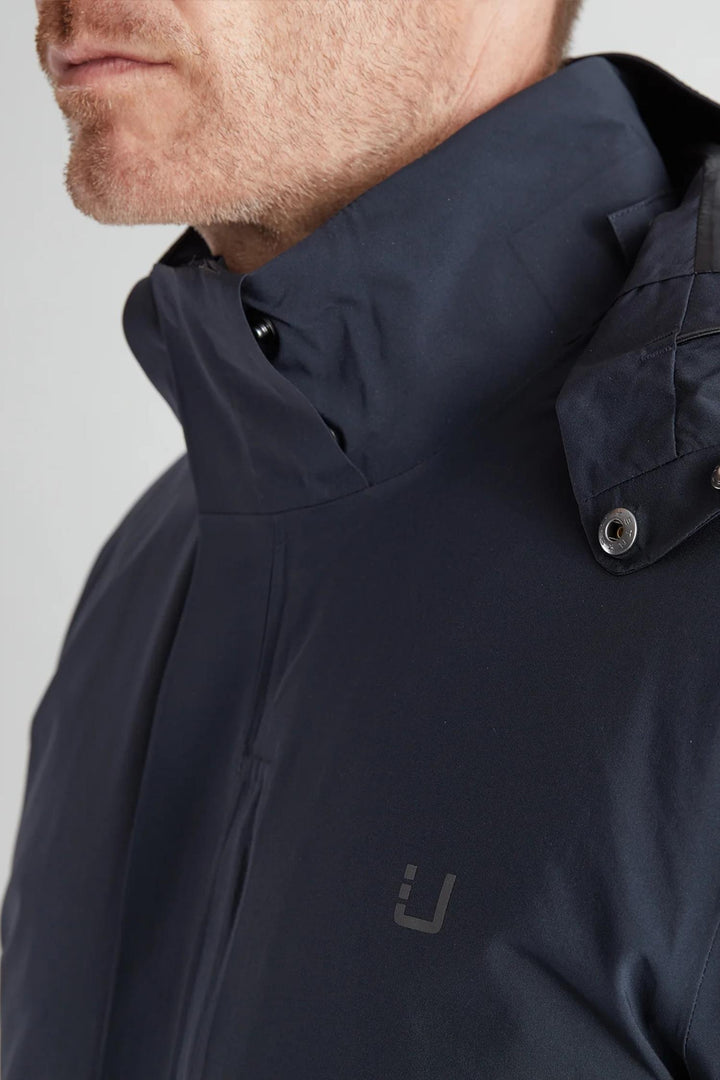 Black Storm Coat Navy