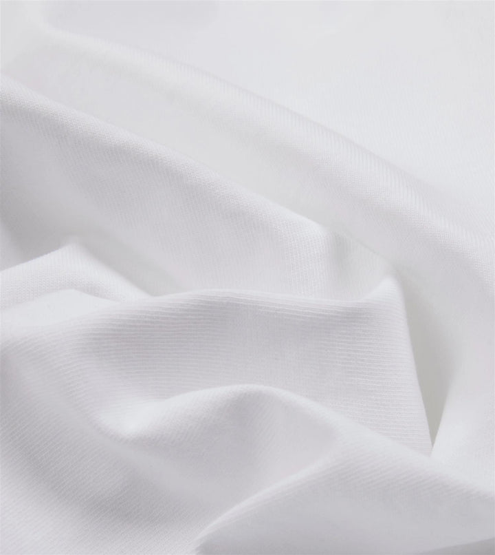 Cotton Crew Neck Hiking T-Shirt White