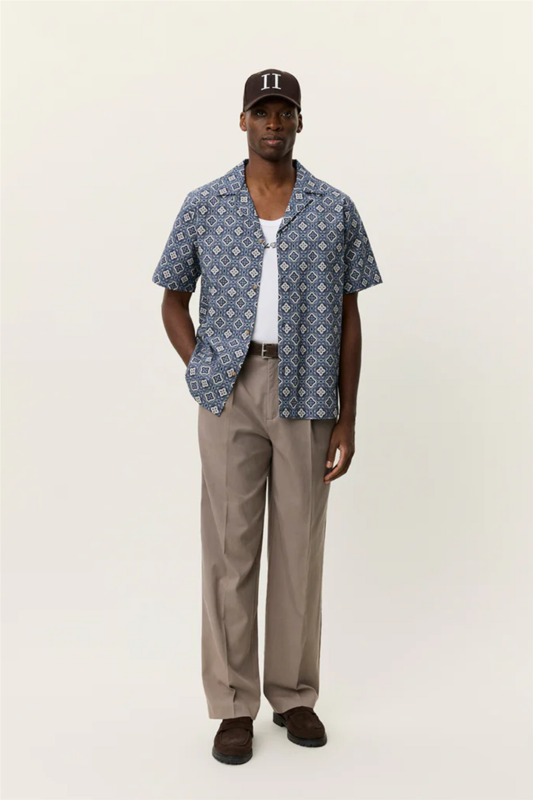 Lukas Arabesque AOP Shirt Blue Fog