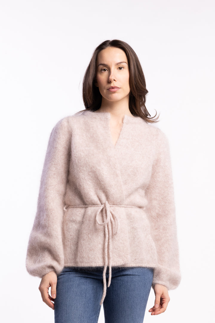 Fredrikke Chunky Cardigan- Hazel beige