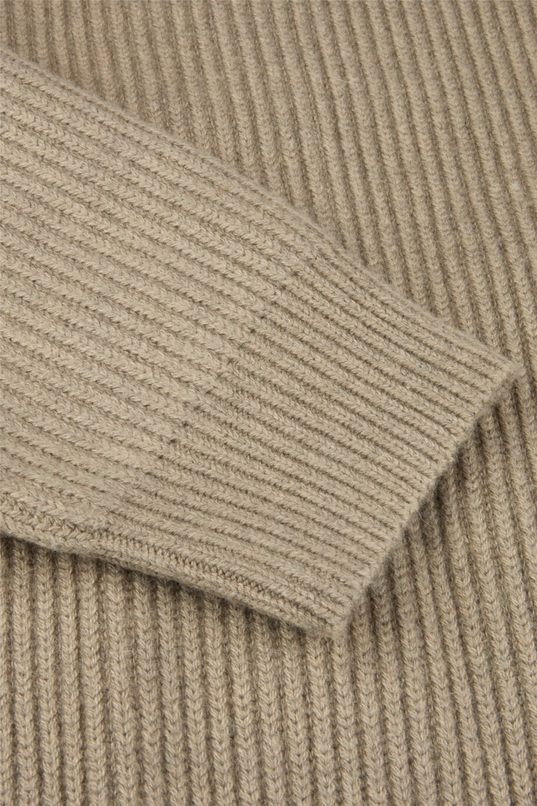 Light Beige Alcantara Cardigan