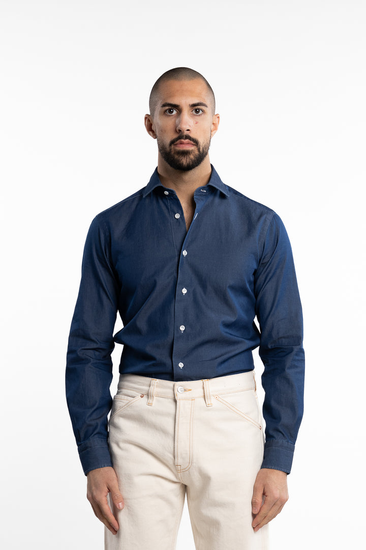 Dandylife Chambray Shirt Scuro