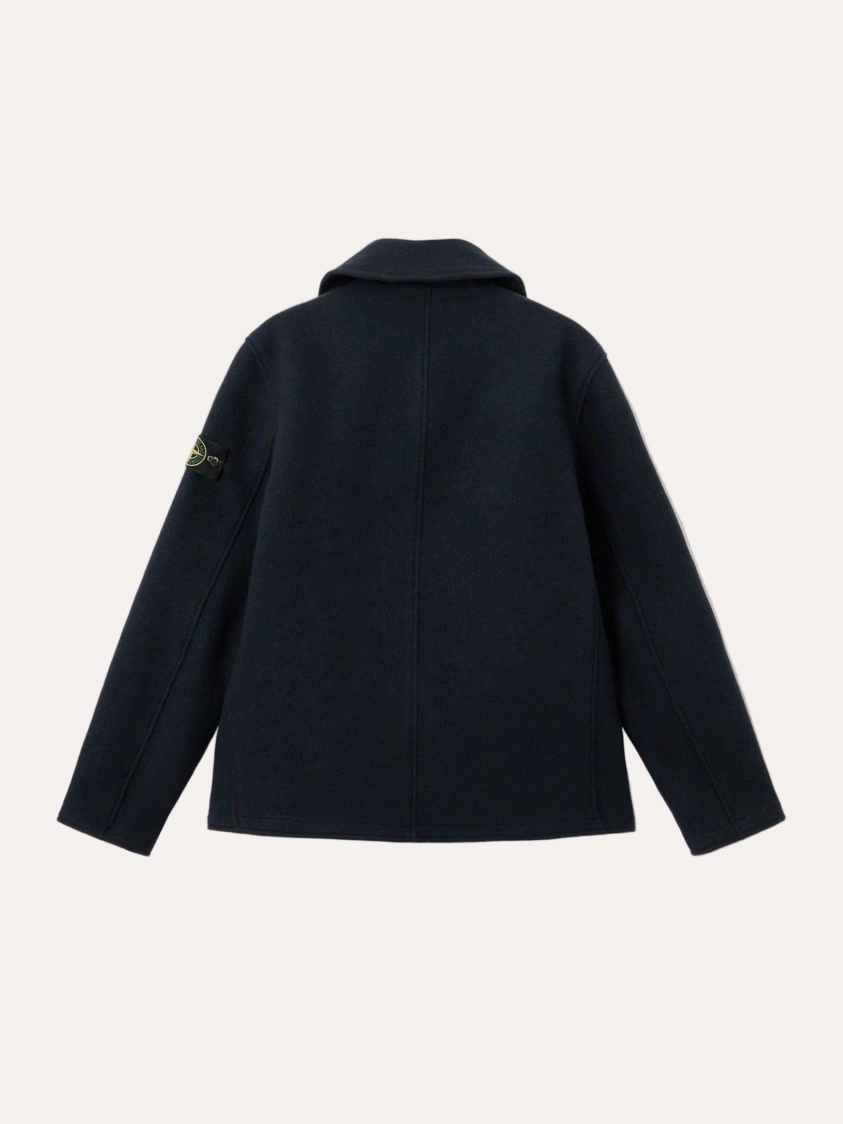 4100040 Heavy Melton Peacoat Navy Blue