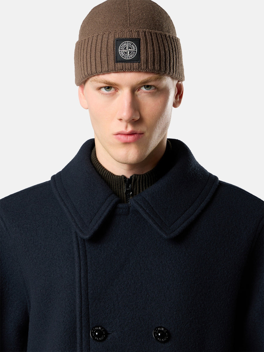 4100040 Heavy Melton Peacoat Navy Blue
