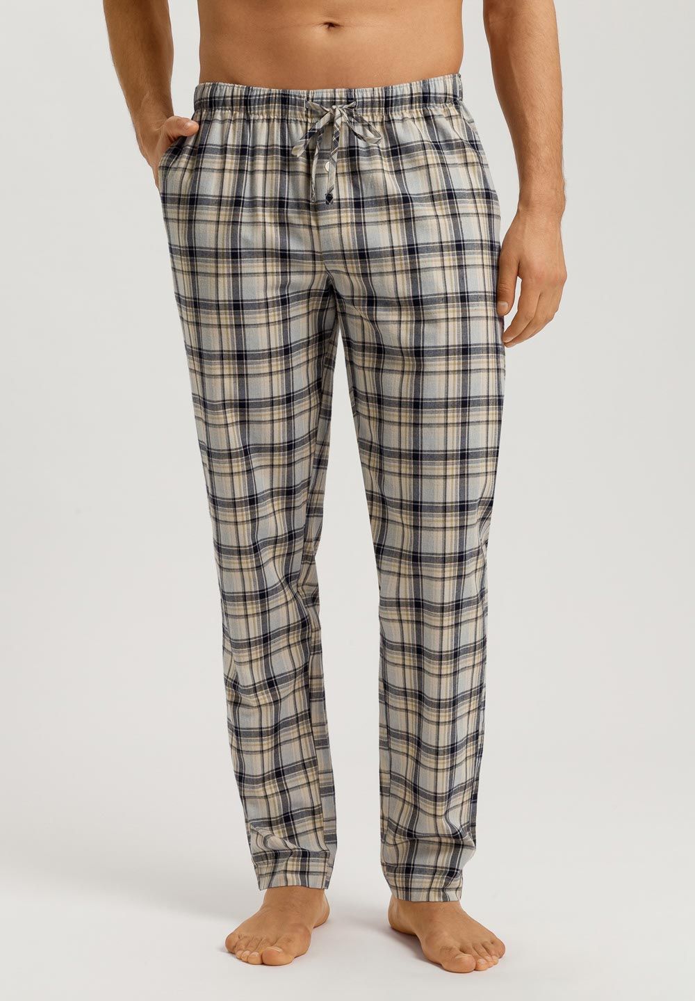 Long Pants Cardamom Check