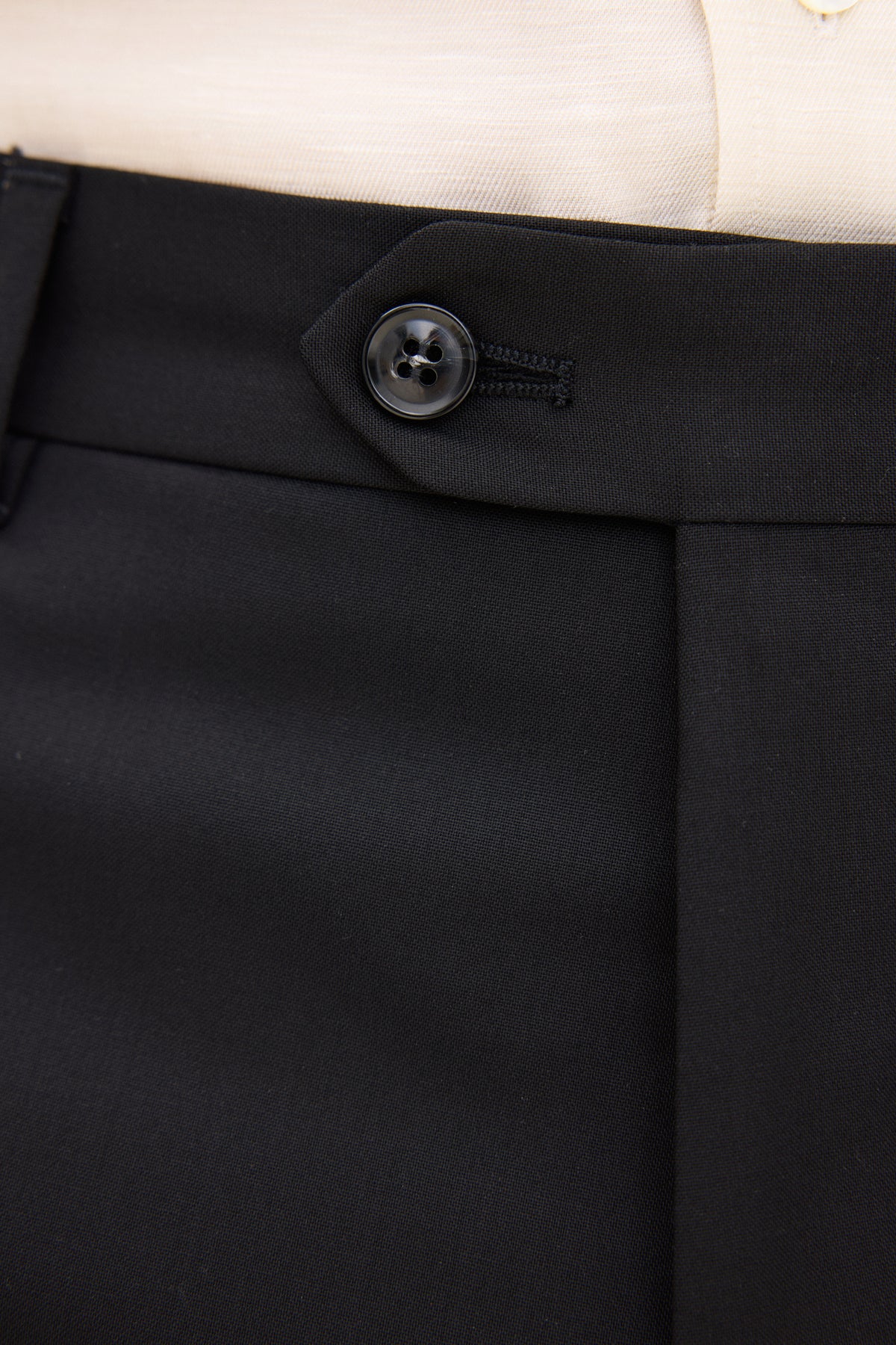 Dandy Regular Fit Wool Trousers Black