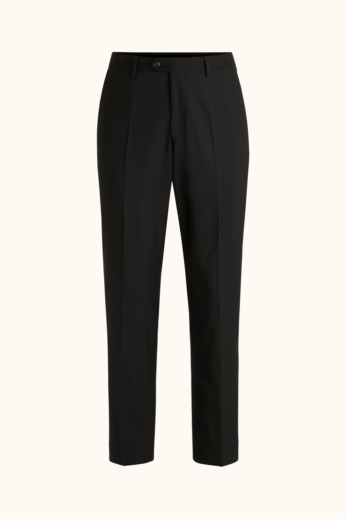 Dandy Regular Fit Wool Trousers Black