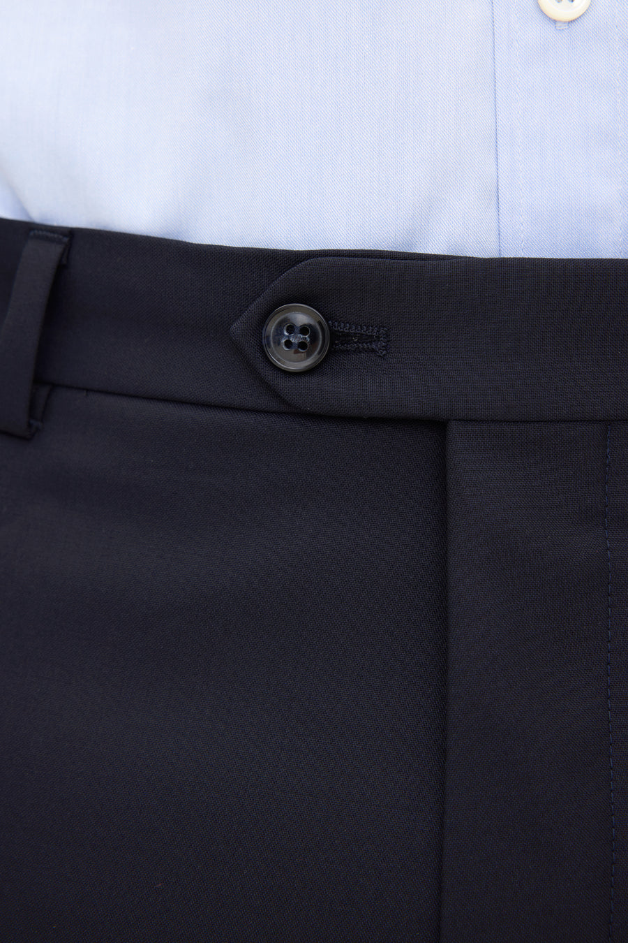 Dandy Regular Fit Wool Trousers Navy