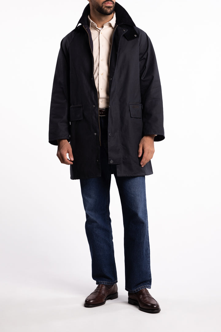 Country Wax Mac Jacket Navy