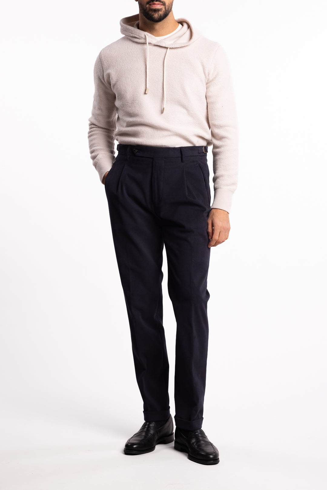 Retrolong Soft Cotton Stretch Navy