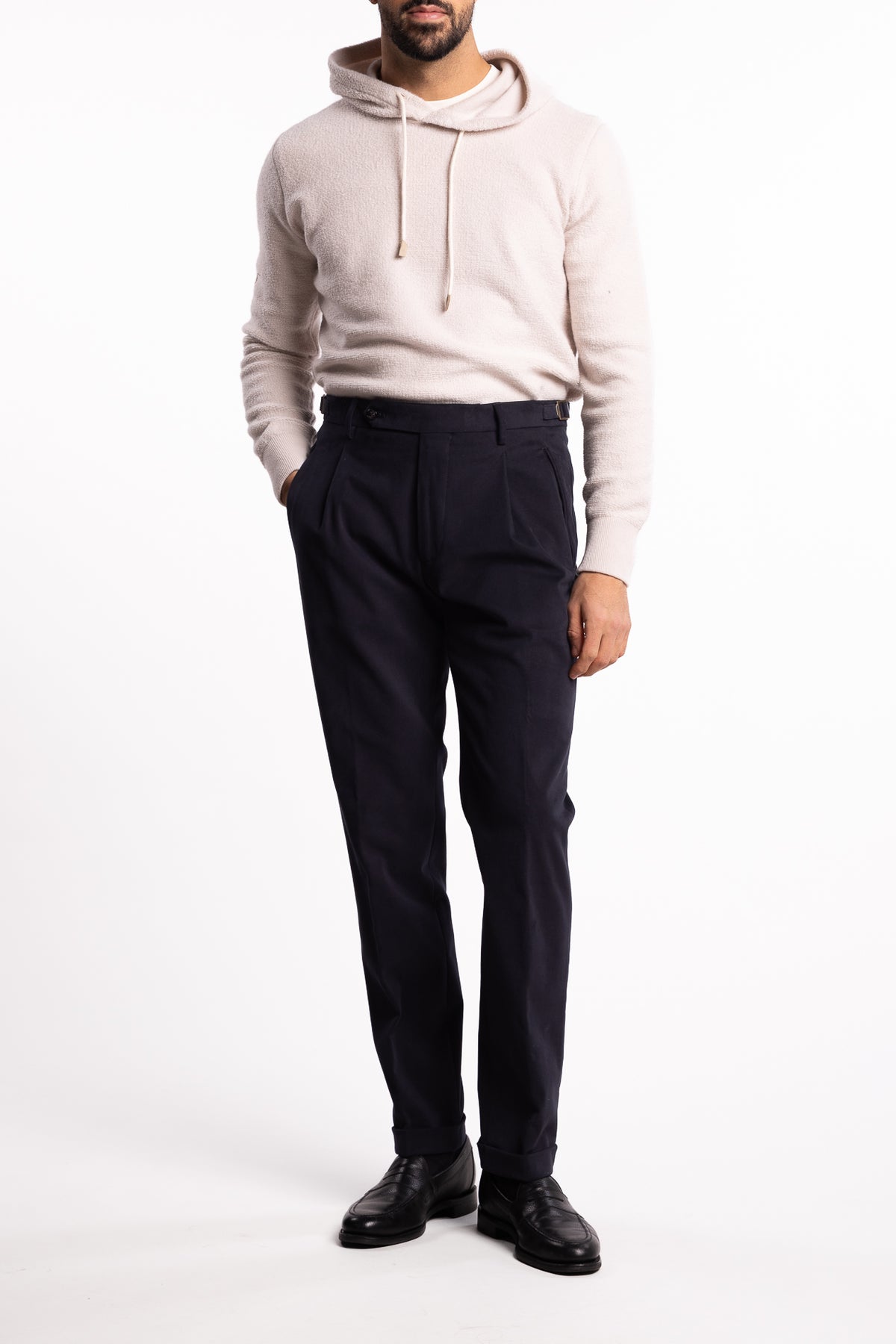 Retrolong Soft Cotton Stretch Navy
