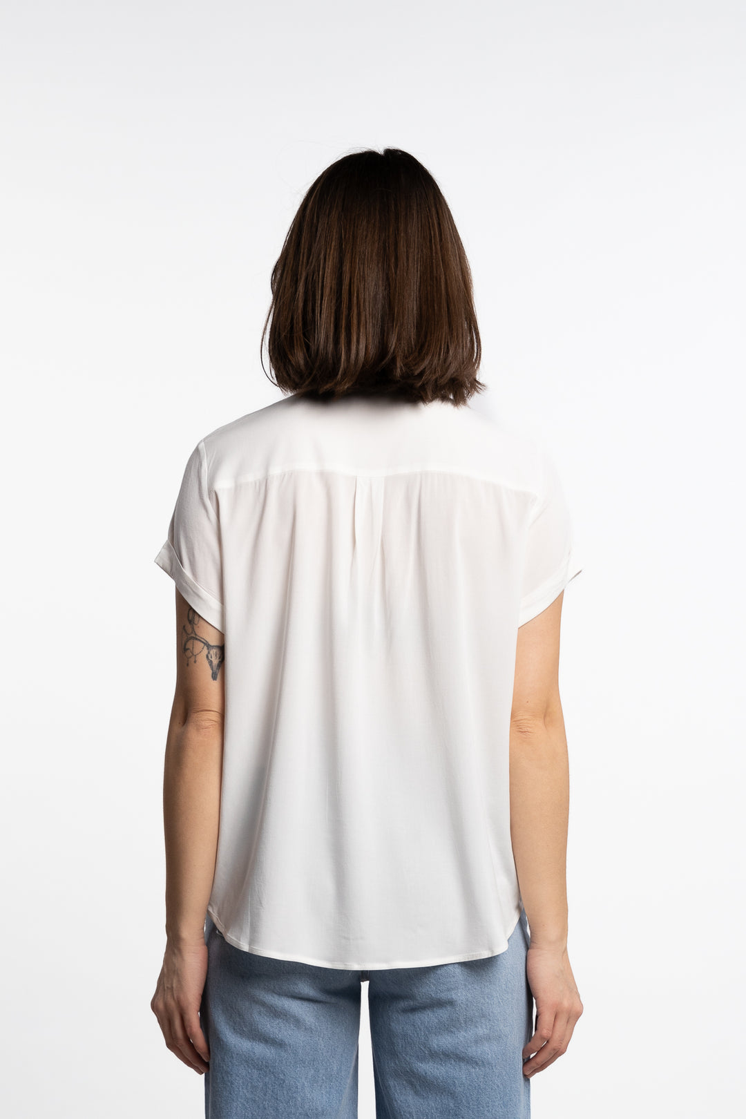 Majan SS Shirt 9942- Clear Cream