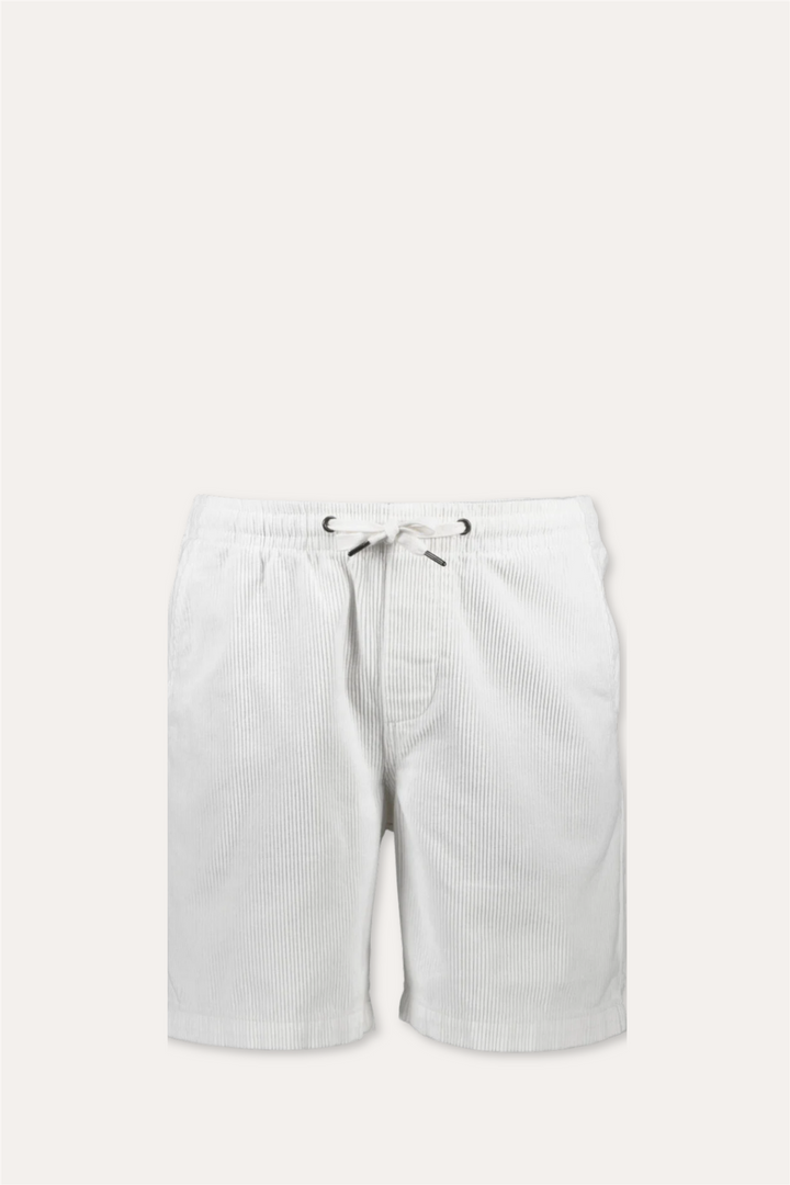 Corduroy Shorts Off White