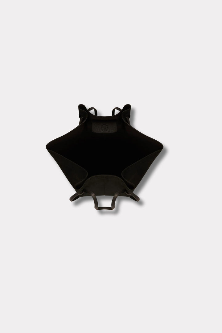 Large Mochi- Black Suede
