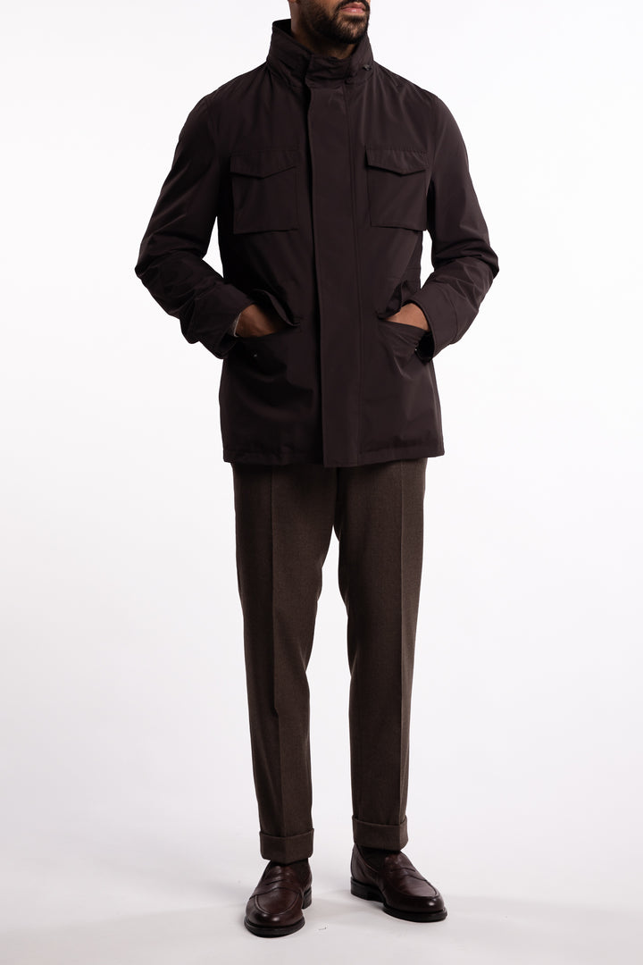 M-65 Nylon Shell Field Jacket Terra Brown