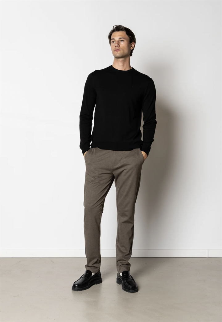 Alfredo Merino Wool Jumper Black