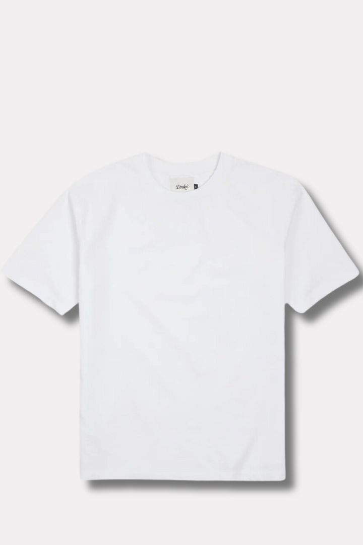 Cotton Crew Neck Hiking T-Shirt White