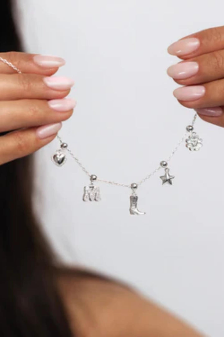 Letter Charm silver