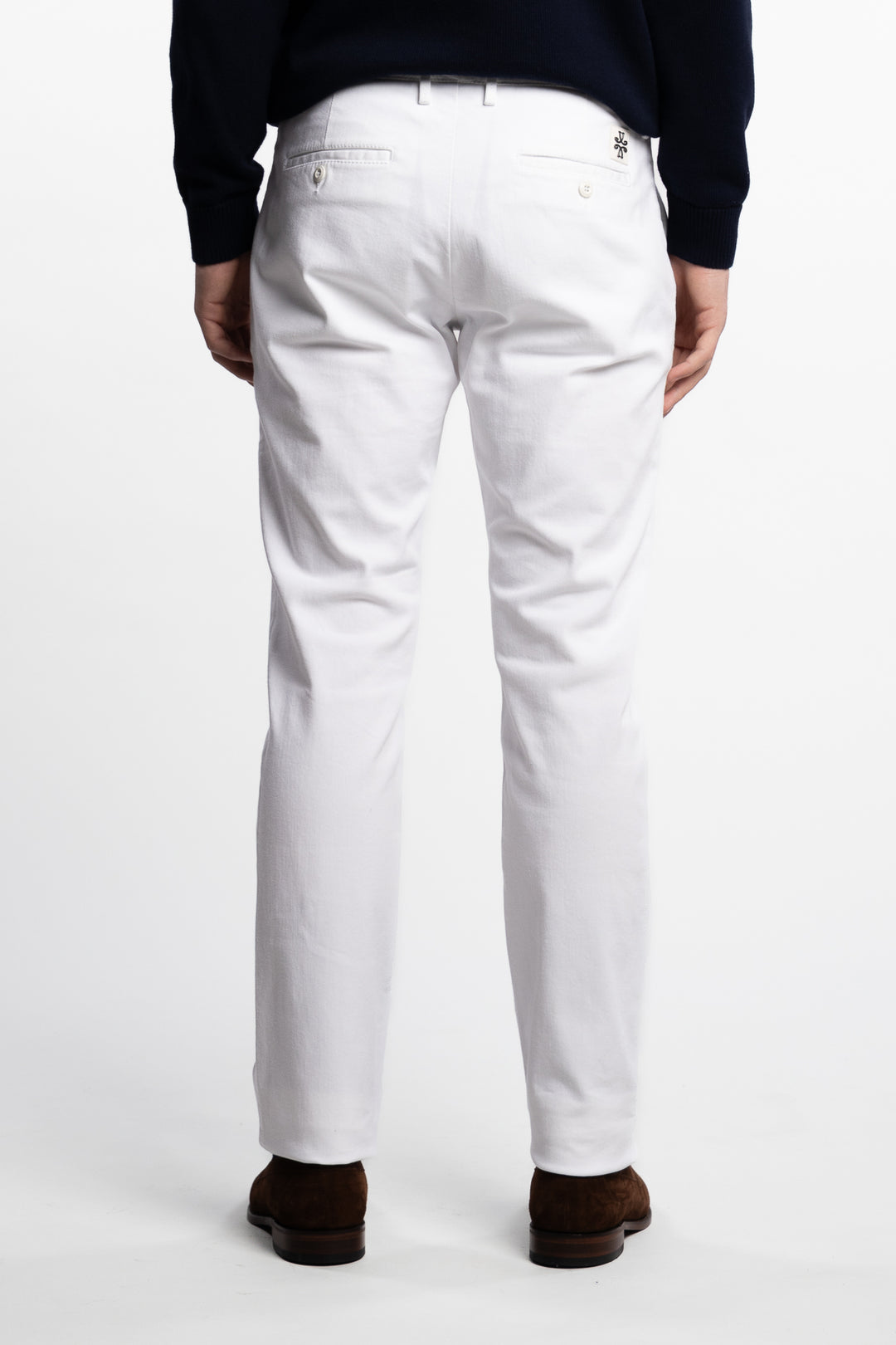 Bobby Slim Fit Stretch Cotton Bull Chinos Wood