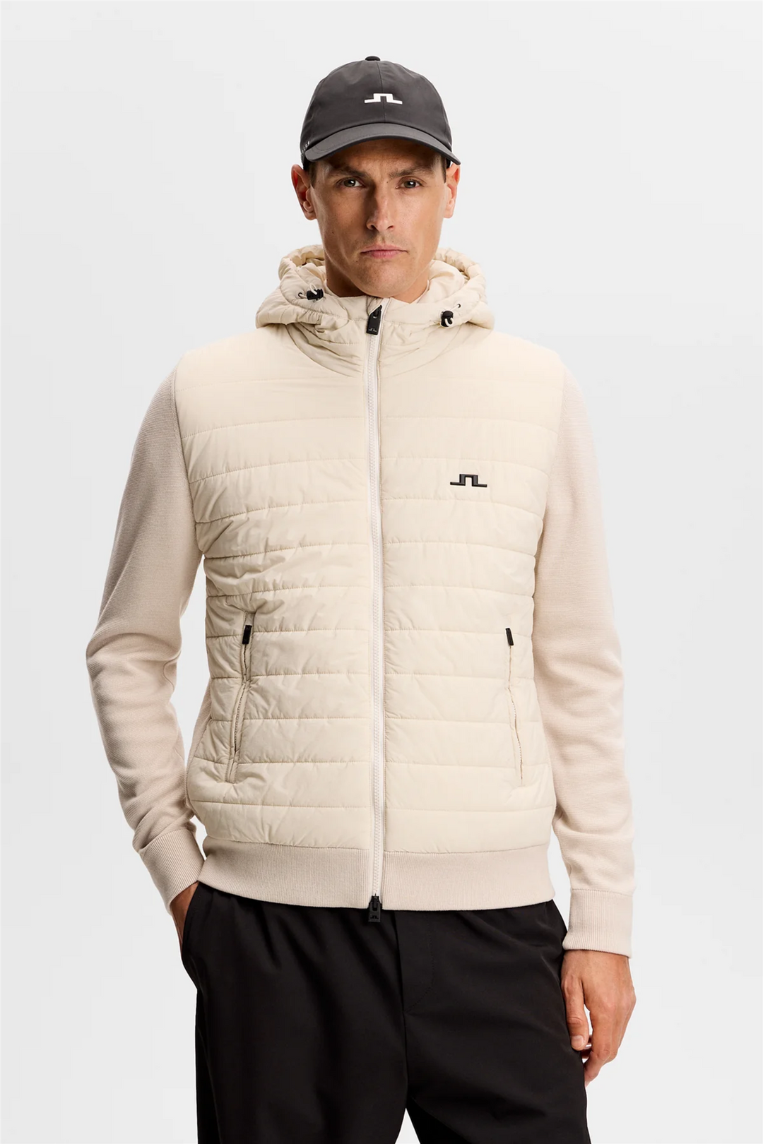 Ebbe Hybrid Knit Hoodie Moonbeam