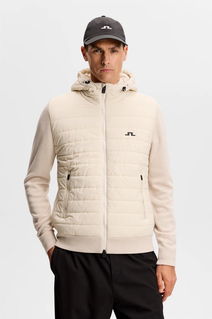 Ebbe Hybrid Knit Hoodie Moonbeam