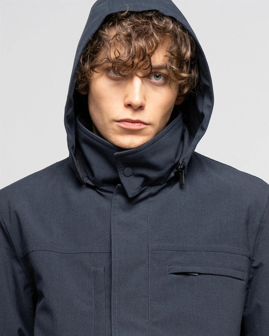 Parker Jacket Navy - JOHNNYLOVE detalj
