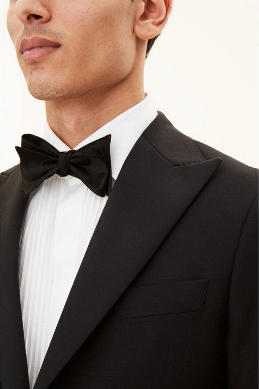 Elder Slim Fit Tuxedo Blazer Black