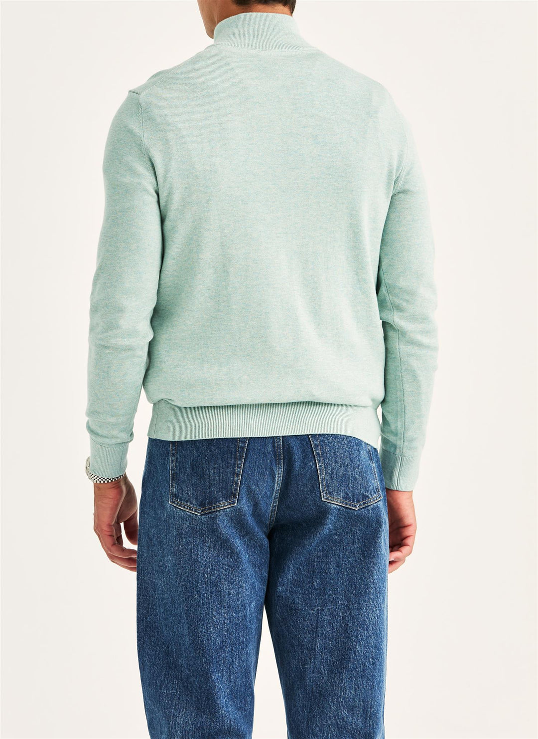 Riley Half Zip Green