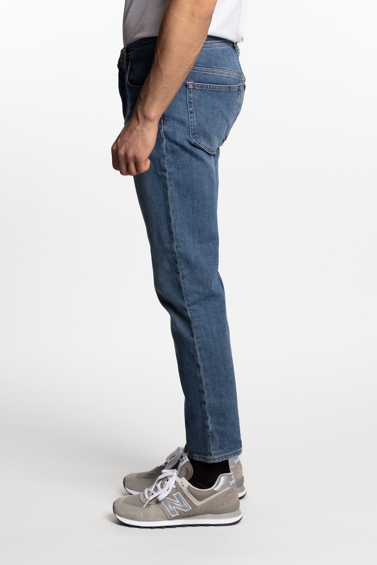 River Carrot Fit Jeans Mid Blue