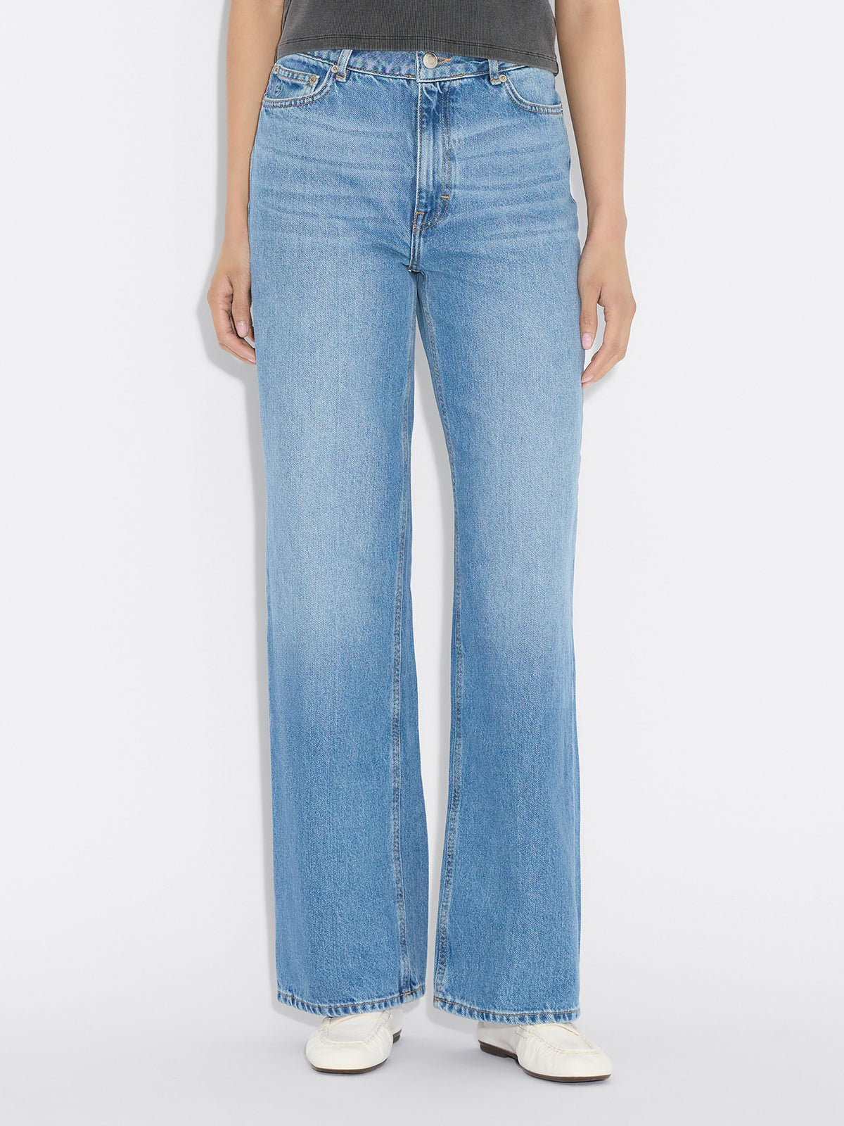 W Wide Jeans- Lt. Blue