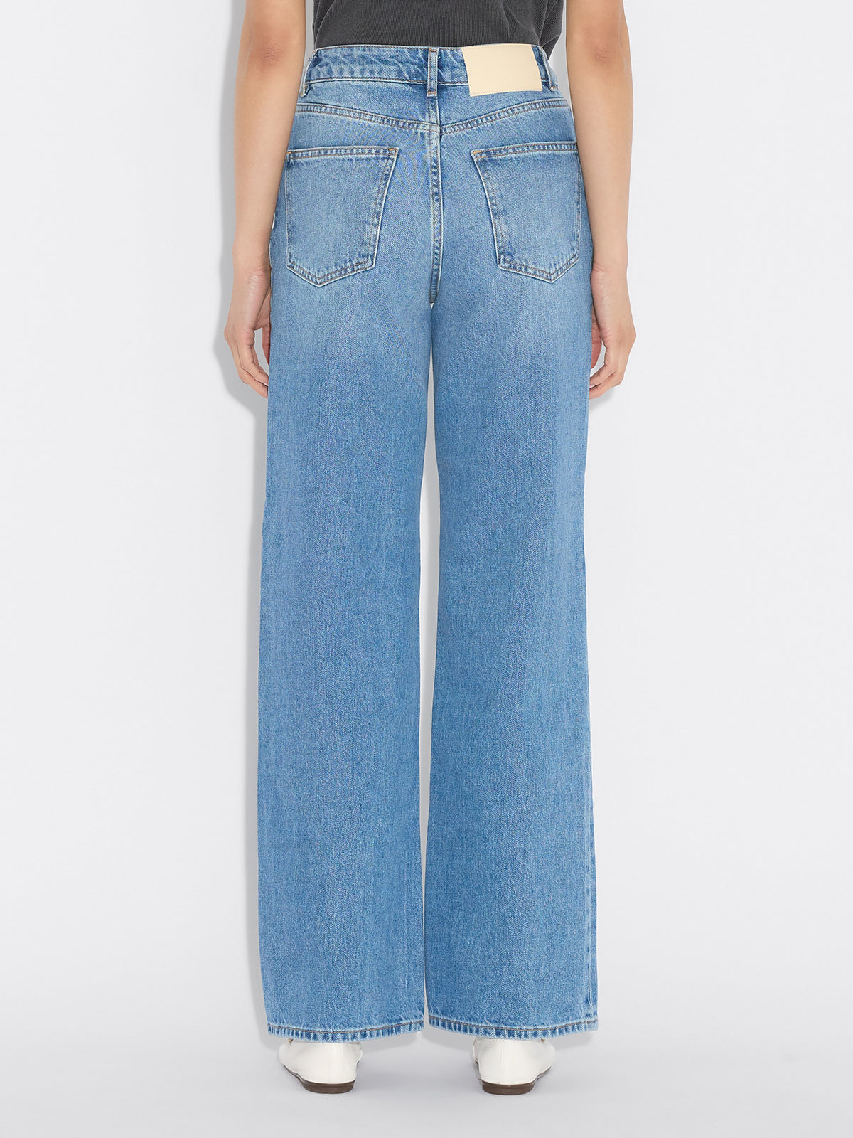 W Wide Jeans- Lt. Blue