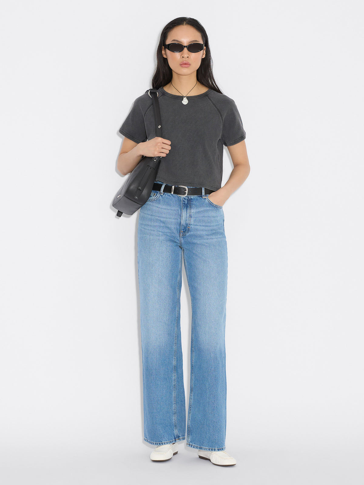 W Wide Jeans- Lt. Blue