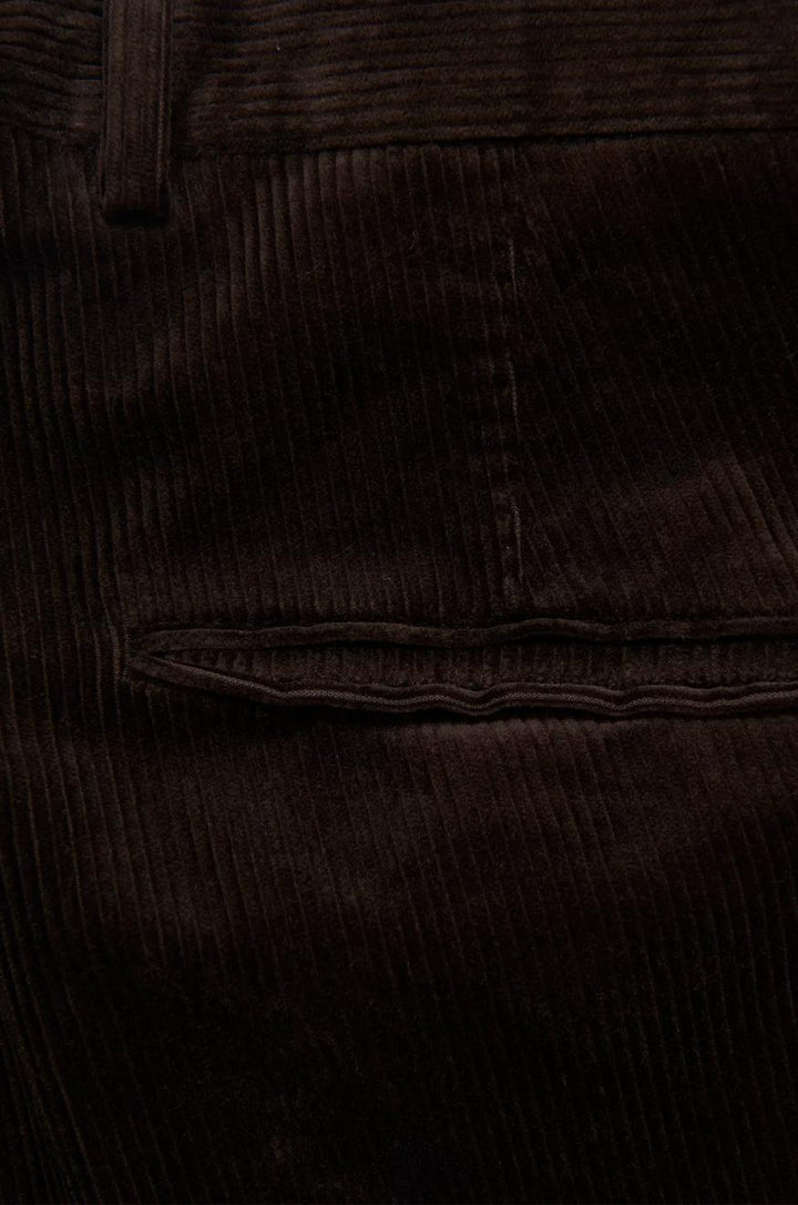 Denz Corduroy Trouser Dark Brown-Bukser-Bogartstore