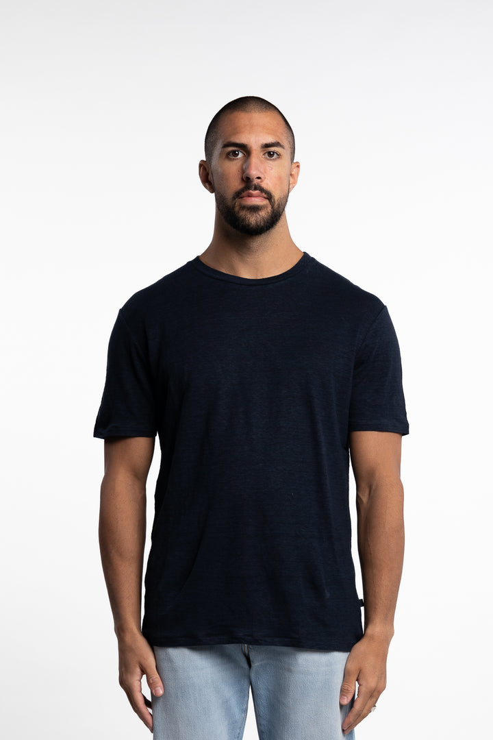 Coma Linen Tee JL Navy