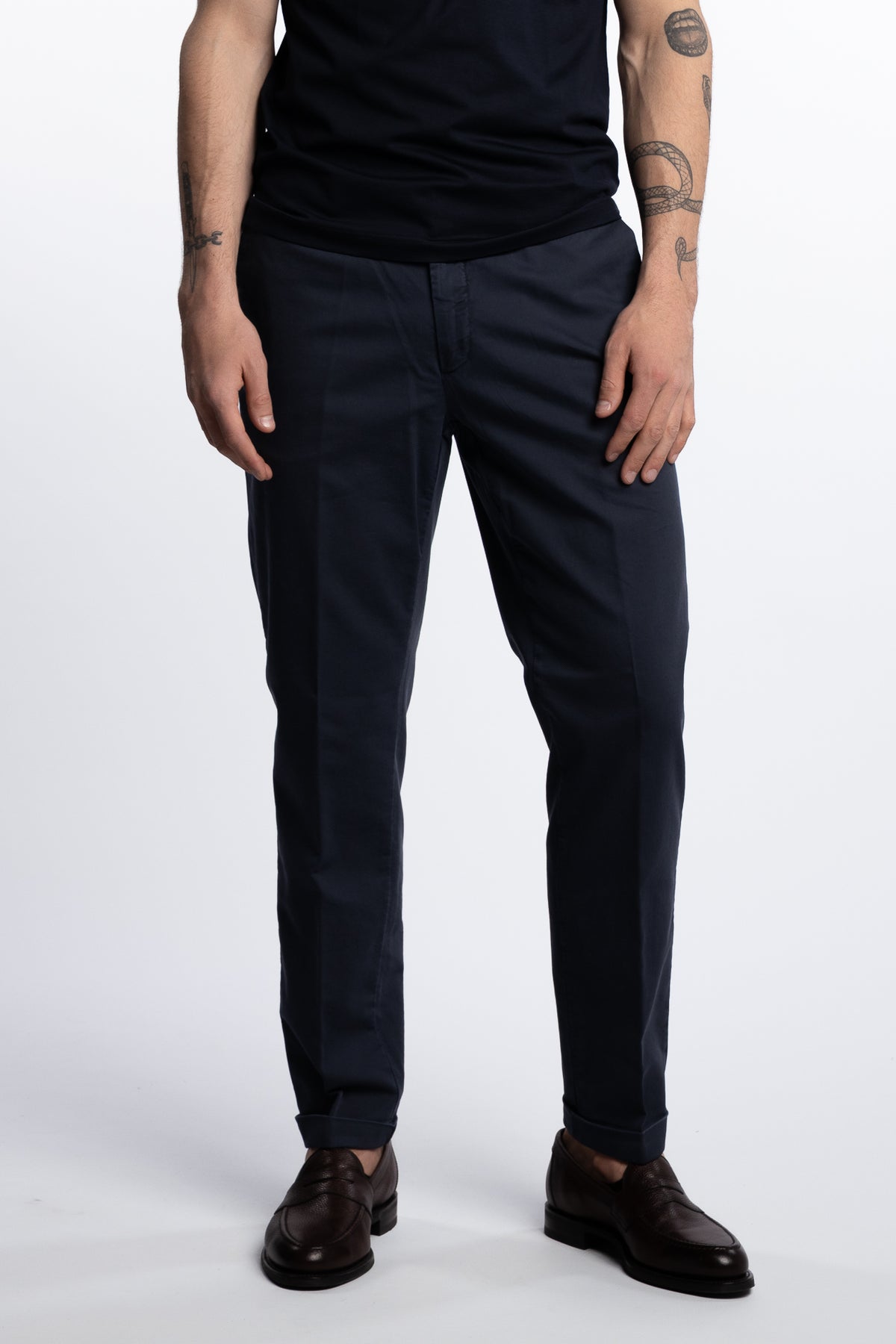 Cotton/Stretch Pant Marine