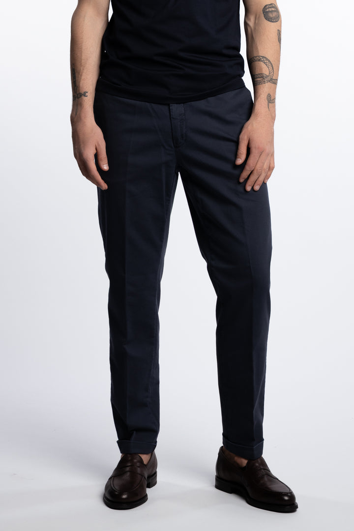 Cotton/Stretch Pant Marine