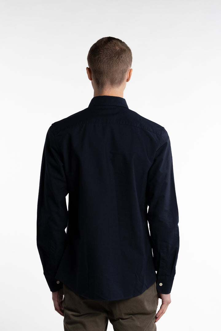 Oxford Slim Fit Button Down Shirt Navy