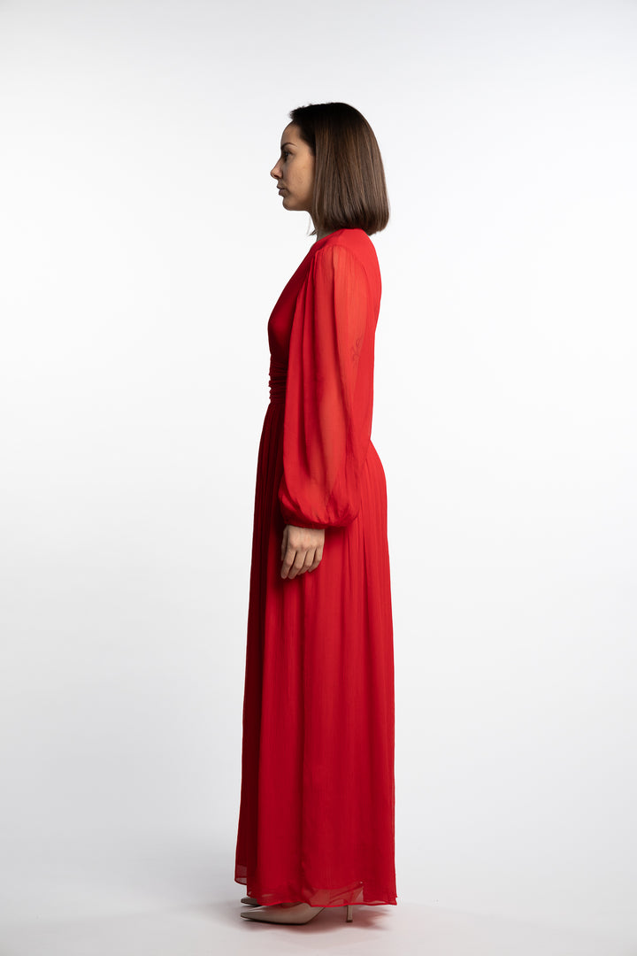 Riviera Dress - Poppy Red