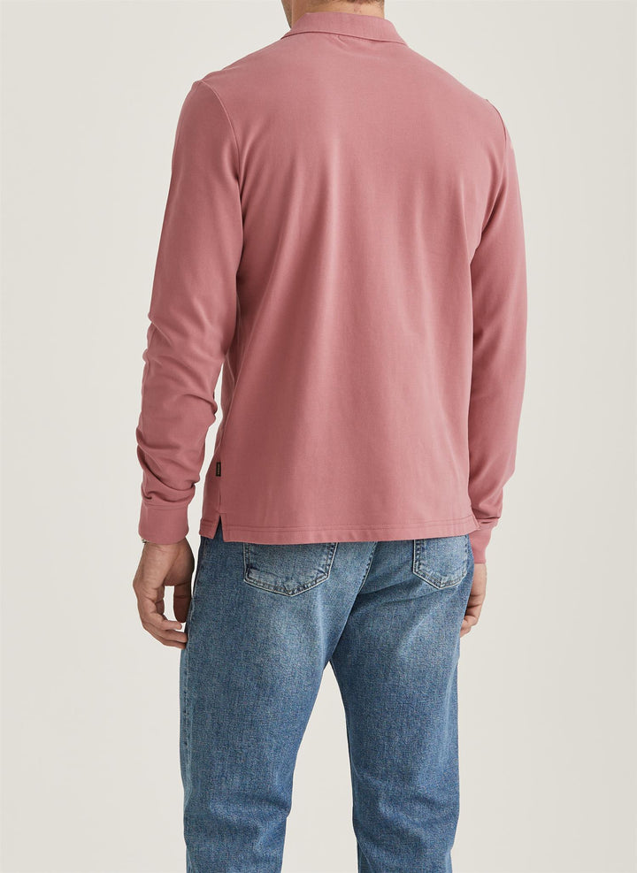 Camden LS Polo Pink