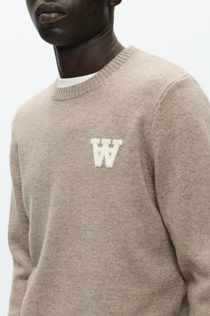 Tay Lambswool Pullover Greige