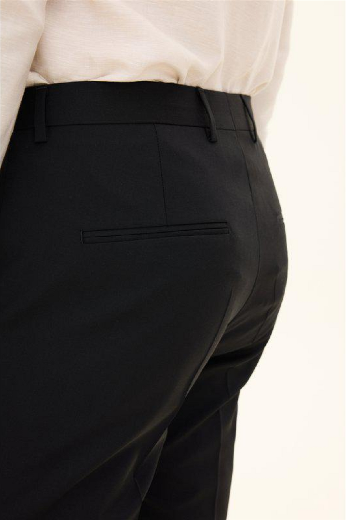 Dandy Regular Fit Wool Trousers Black