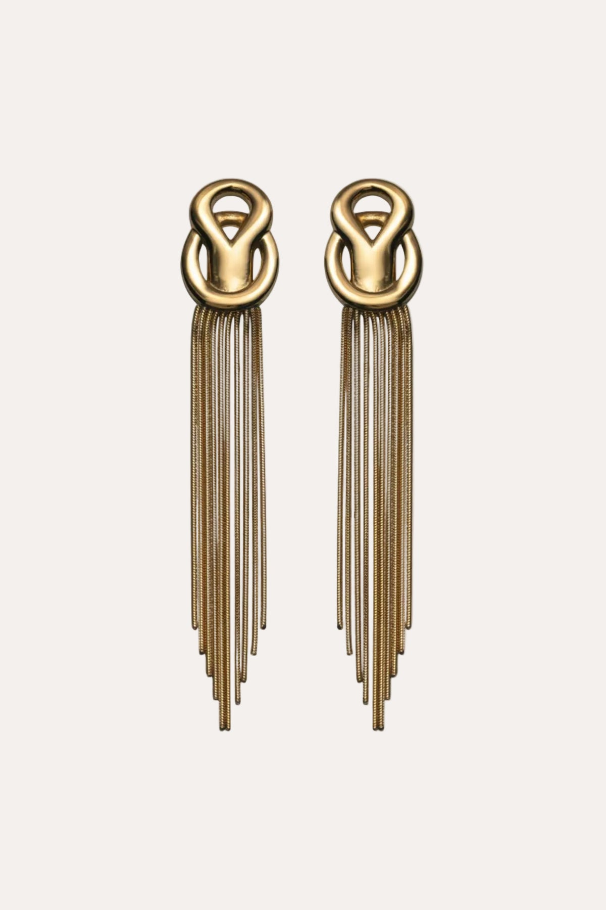 The Flounce Earrings Gold