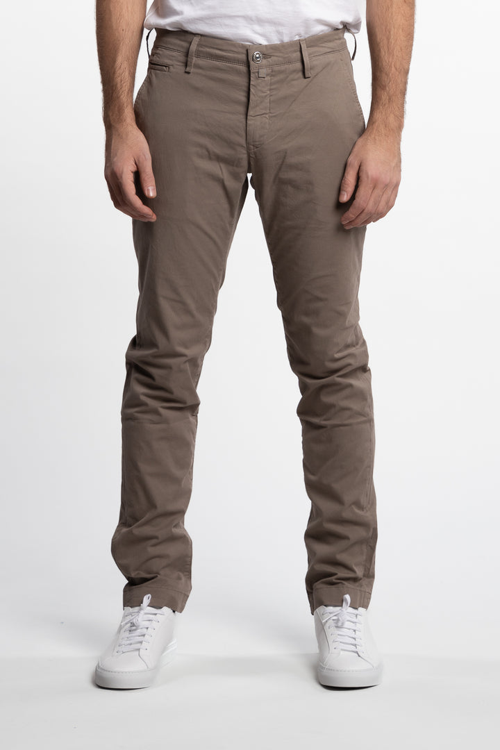 Bobby Stretch Cotton Bull Chinos Elephant Grey