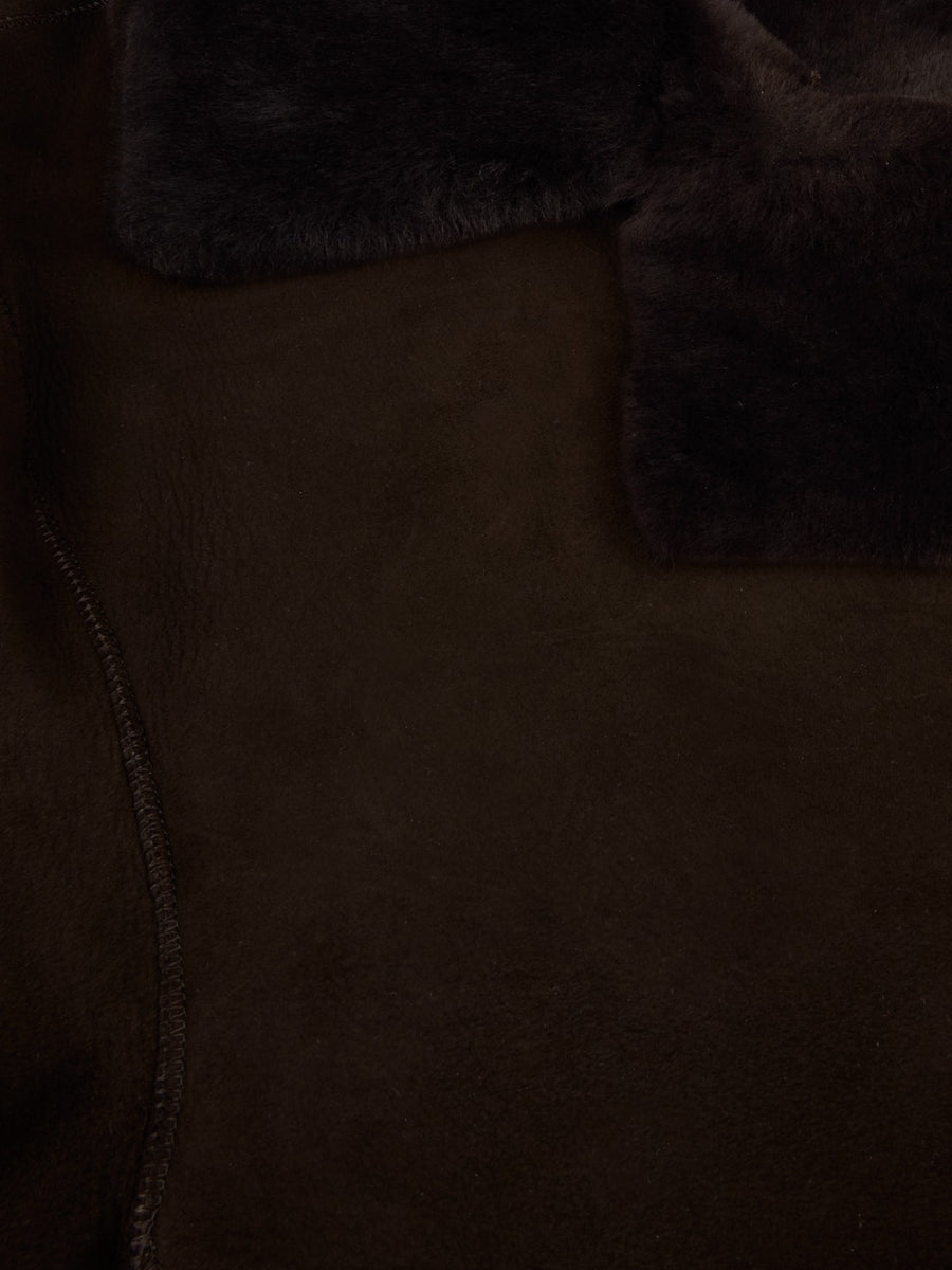 Peacoat Shearling Dark Brown