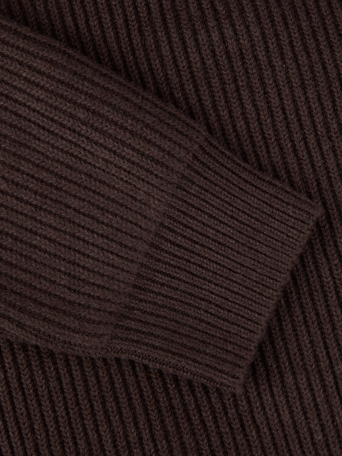 Brown Alcantara Cardigan