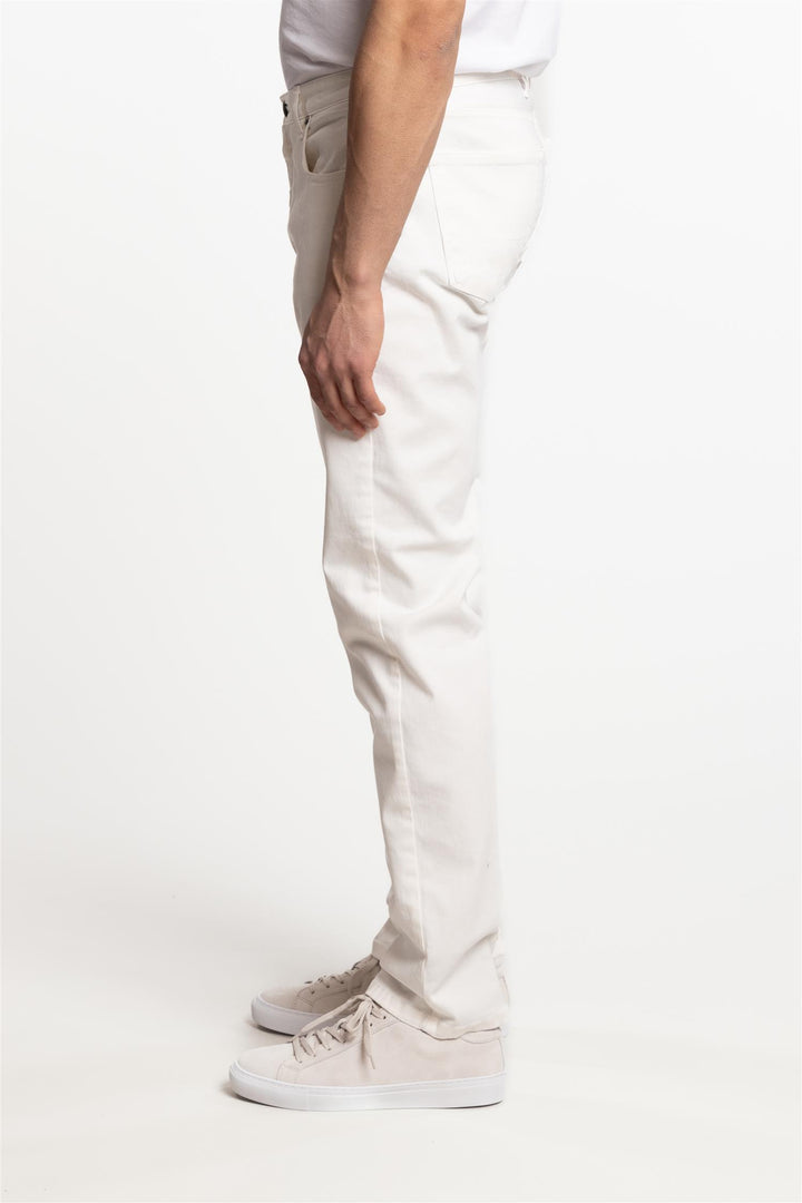 5-Pocket Cotton/Stretch Pant Off-White