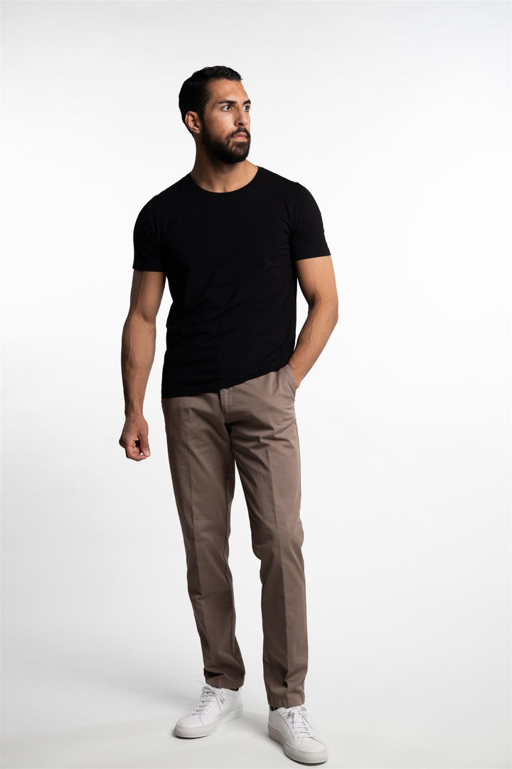 Kyran Cotton Stretch Slim Fit T-Shirt Black